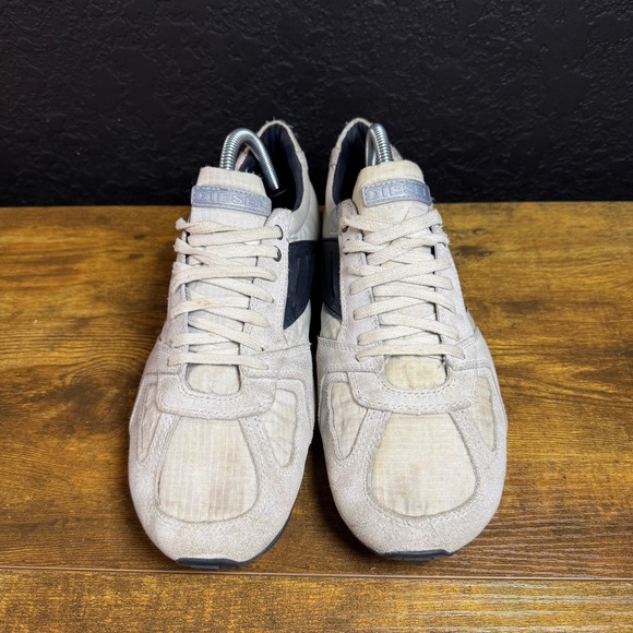 Diesel Paralex 00Y362 PR146 Grey Navy Leather Textile Sneakers Mens Size 9 - Picture 2 of 7